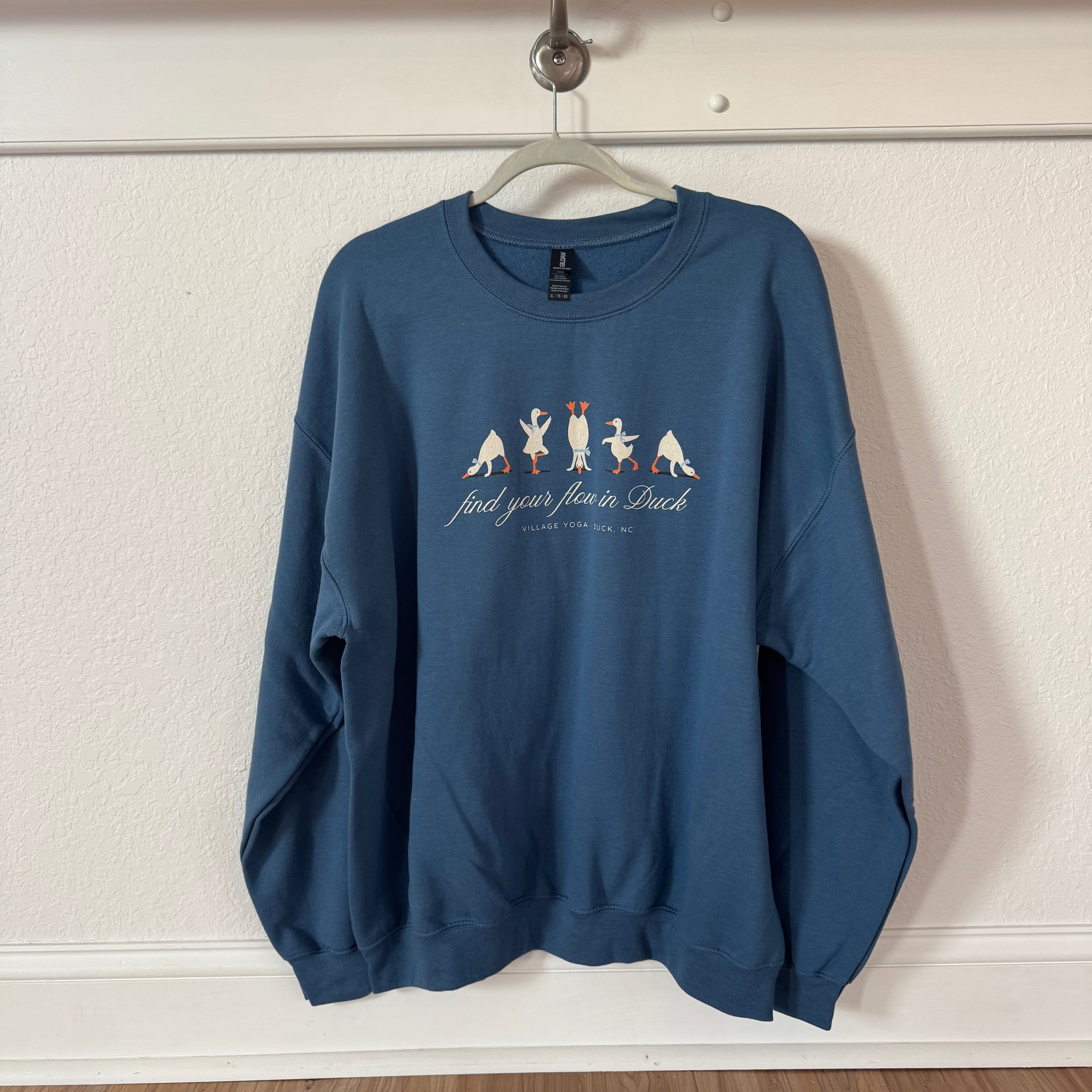 Duck Crewneck Sweatshirt - Indigo Blue