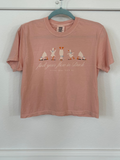 Duck Boxy Tee - Peach