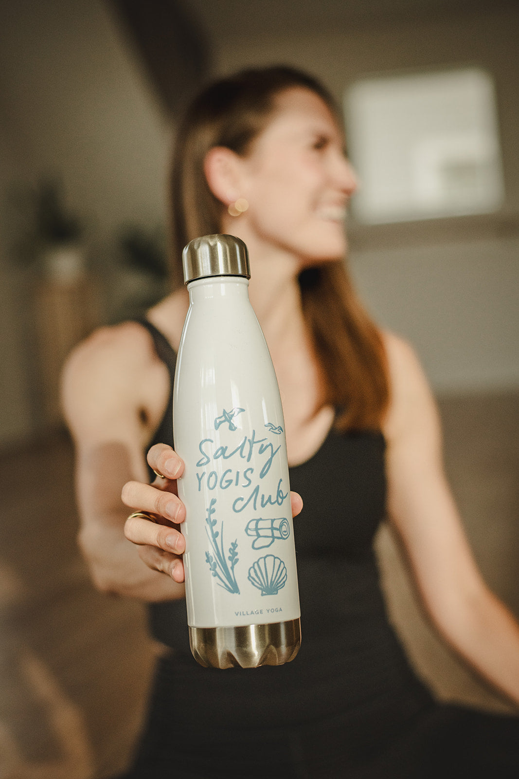 Salty Yogis Club Stainless Steel Water Bottle